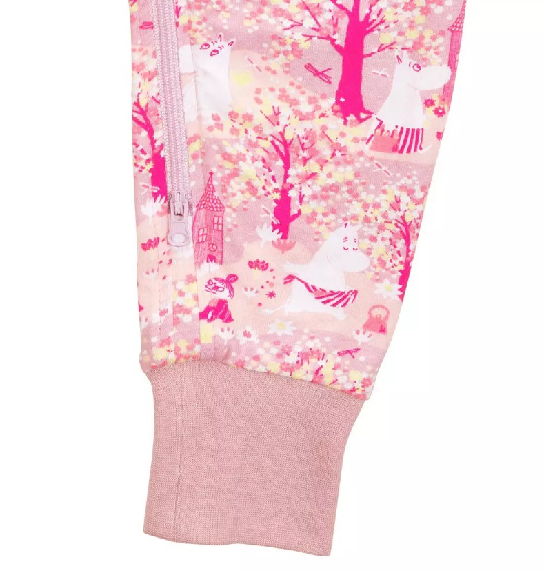 Pyjamas Mumin Körsbärsblomma - Lila - 3