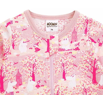 Pyjamas Mumin Körsbärsblomma - Lila