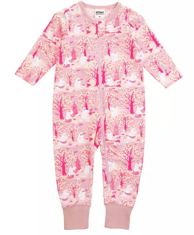 Pyjamas Mumin Körsbärsblomma - Lila