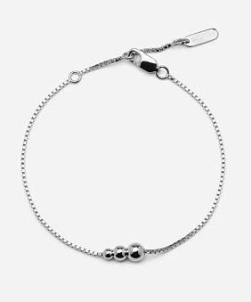 Armband Silver Météorite 3 kulor