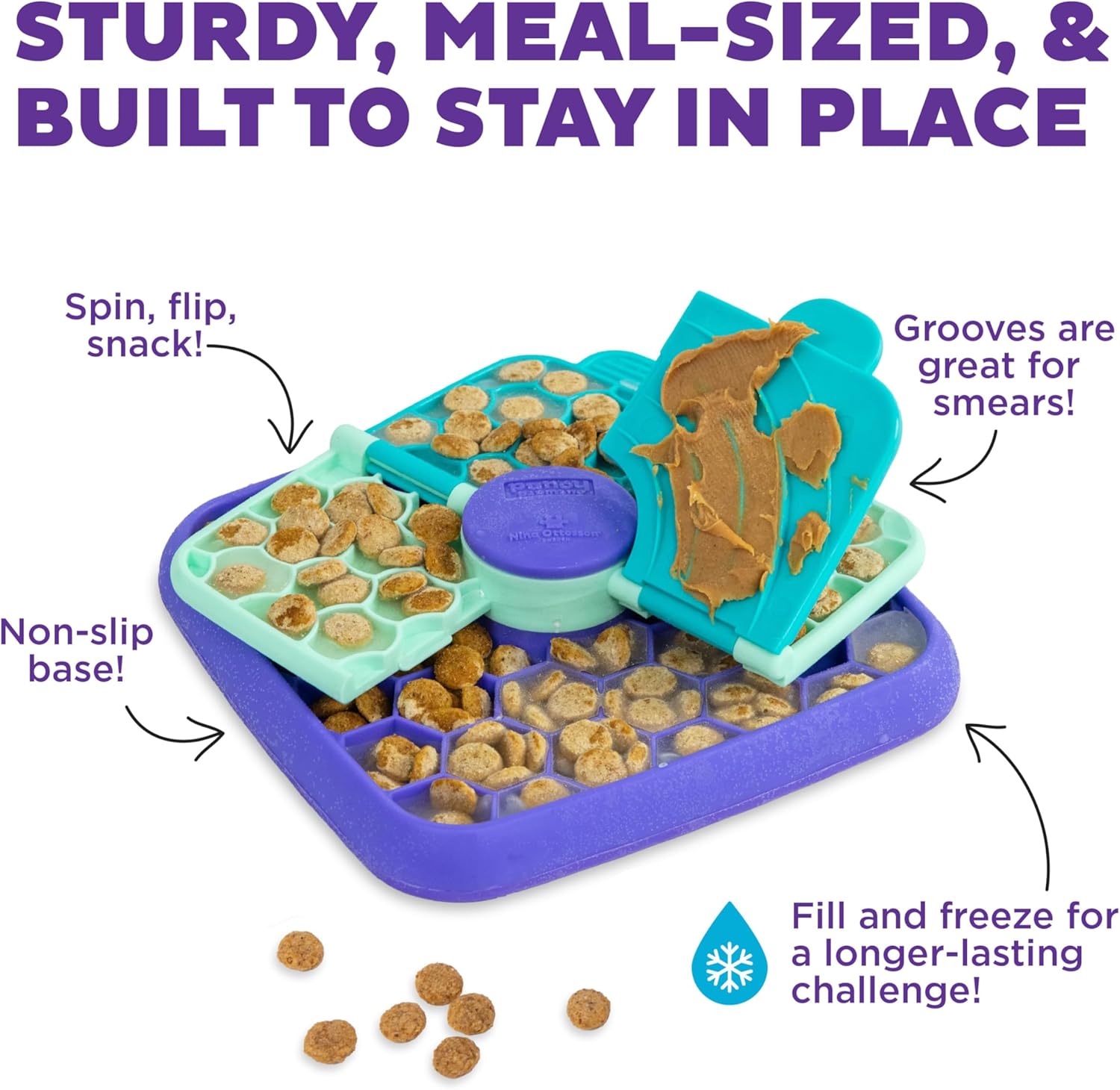 LICK N' FLIP - DOG PUZZLE & FEEDER IN ONE - Nina Ottosson Treat