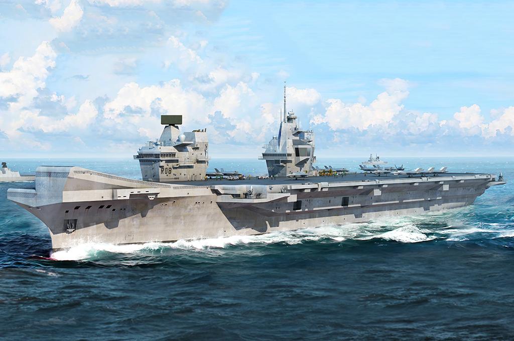 1/700 Queen Elizabeth Aircraft Carrier