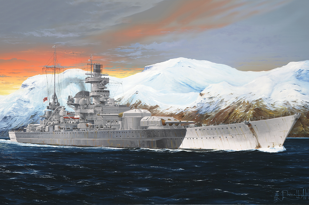 1/350 German Scharnhorst Battleship