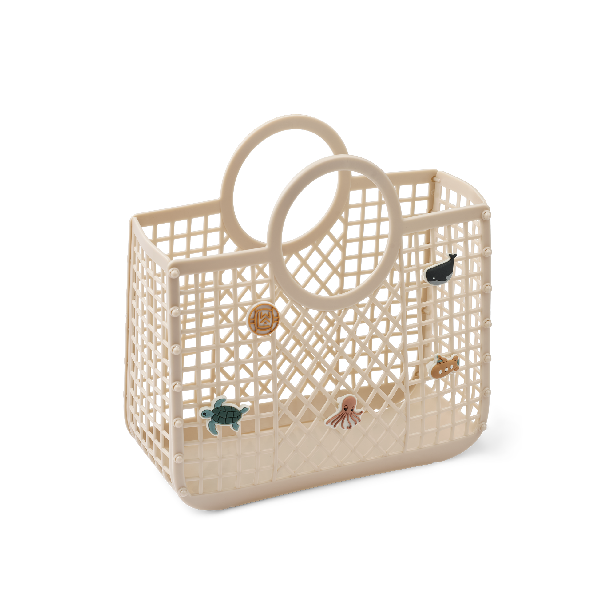 Samantha Basket With Charms Sandy
