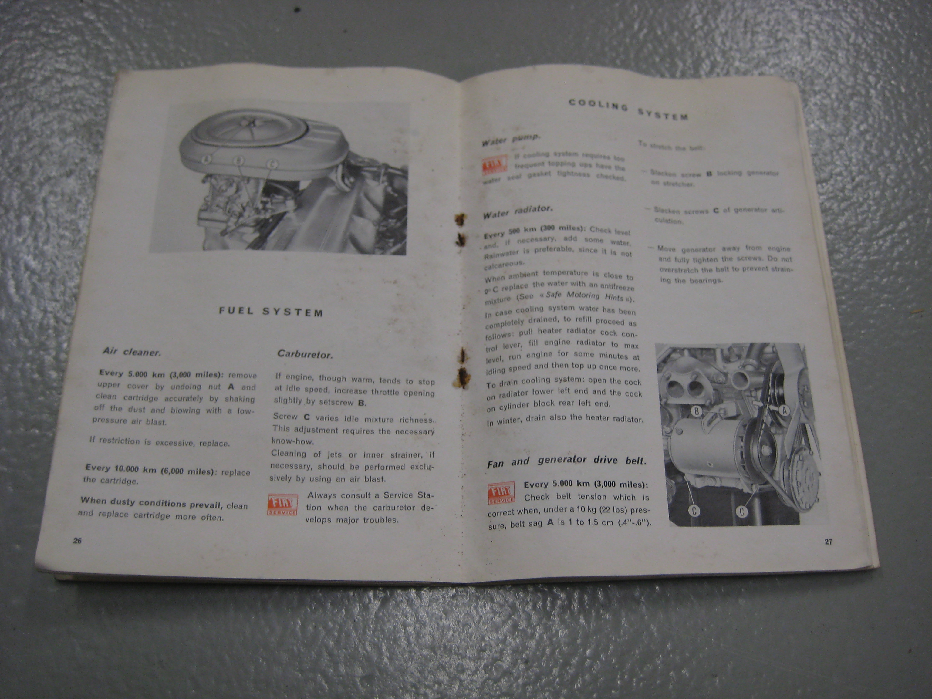 Instruktionsbok Fiat 1300/1500 - 3