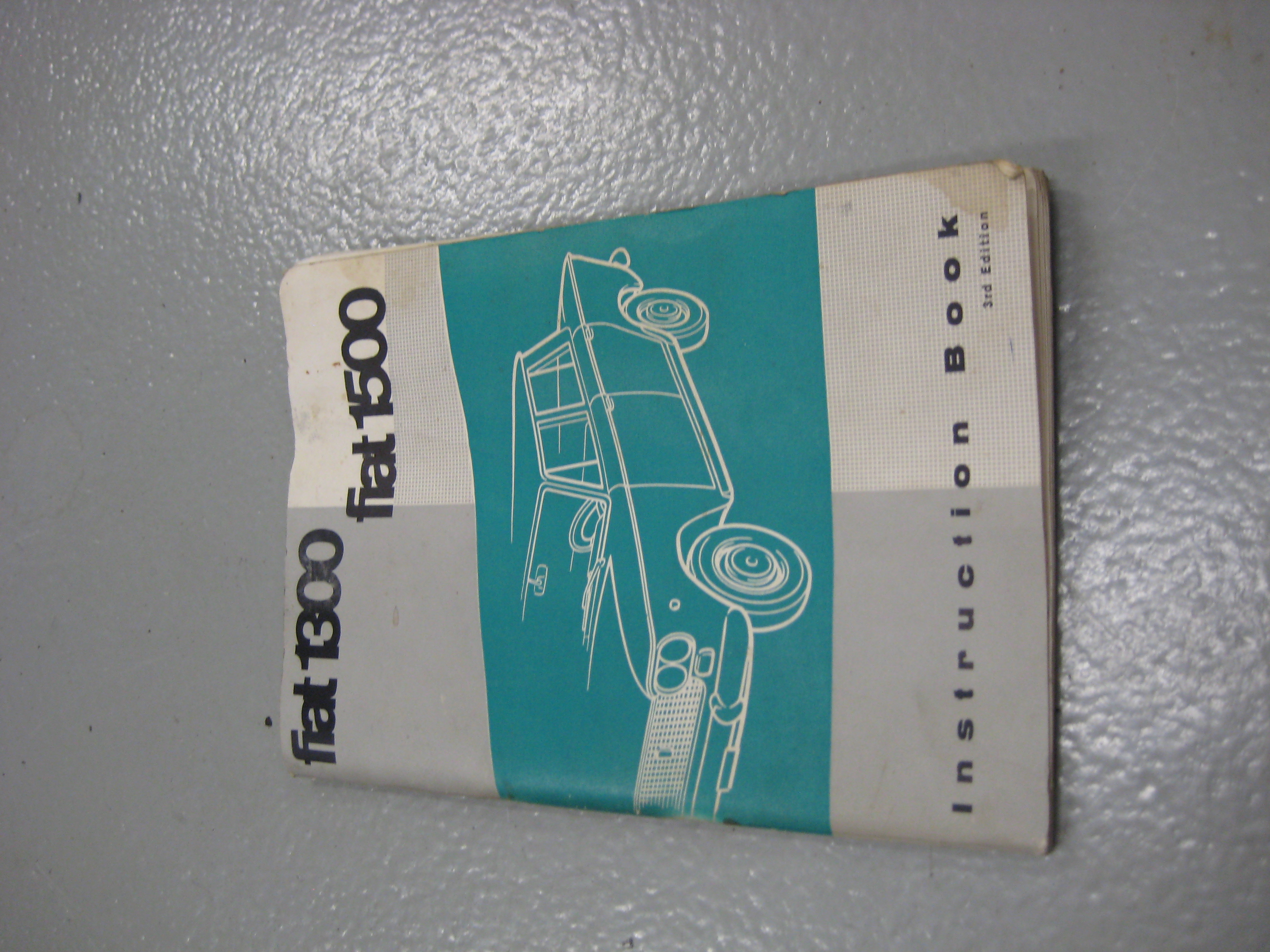Instruktionsbok Fiat 1300/1500