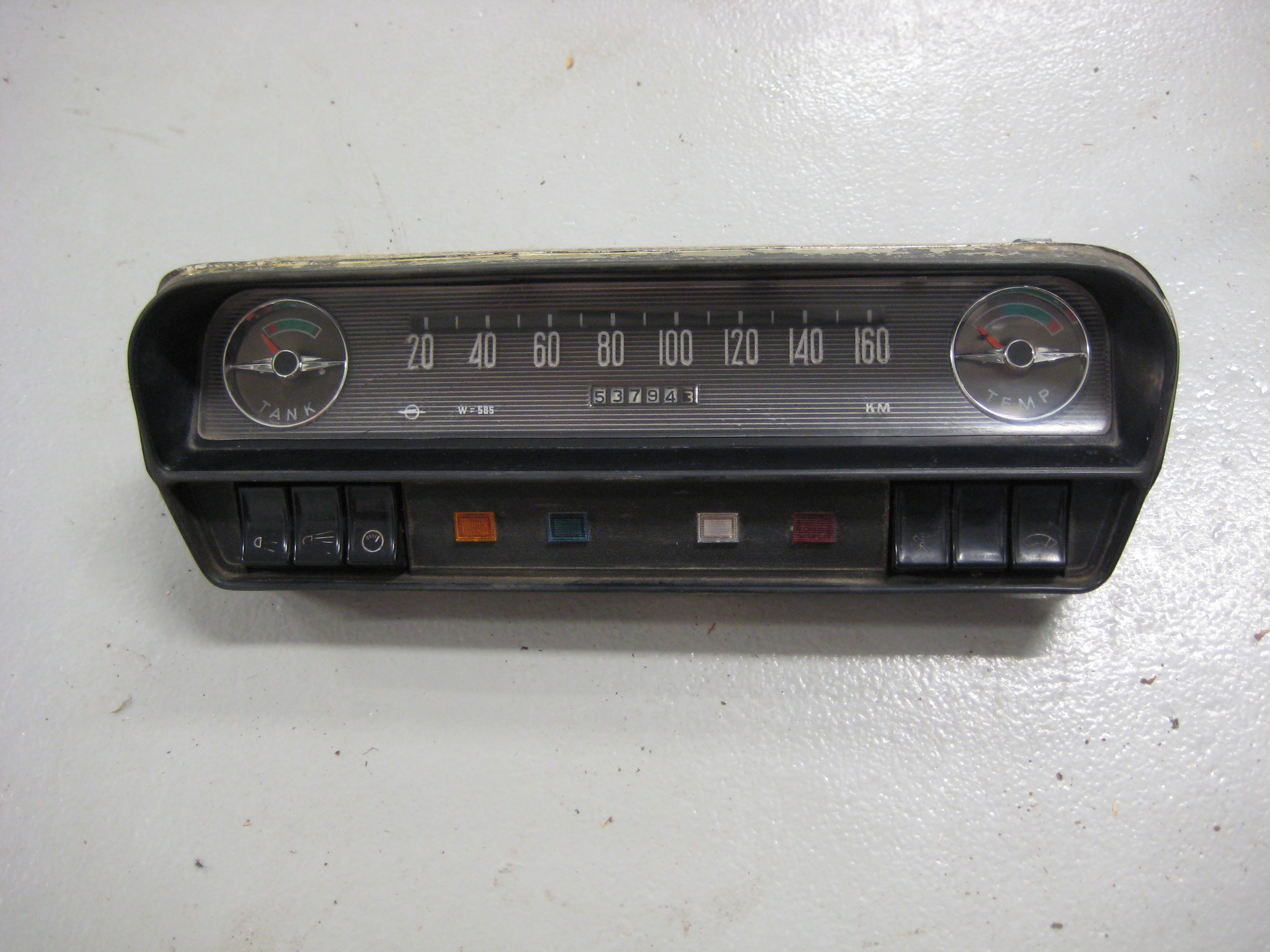 Speedometer Opel Rekord B - 2
