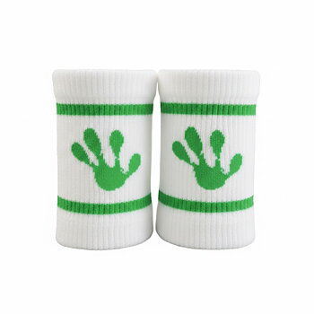 Frog Grips - Sweatbands - 12cm - Green/White