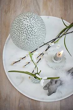 Dehmira Ljusstake flower Sage Green