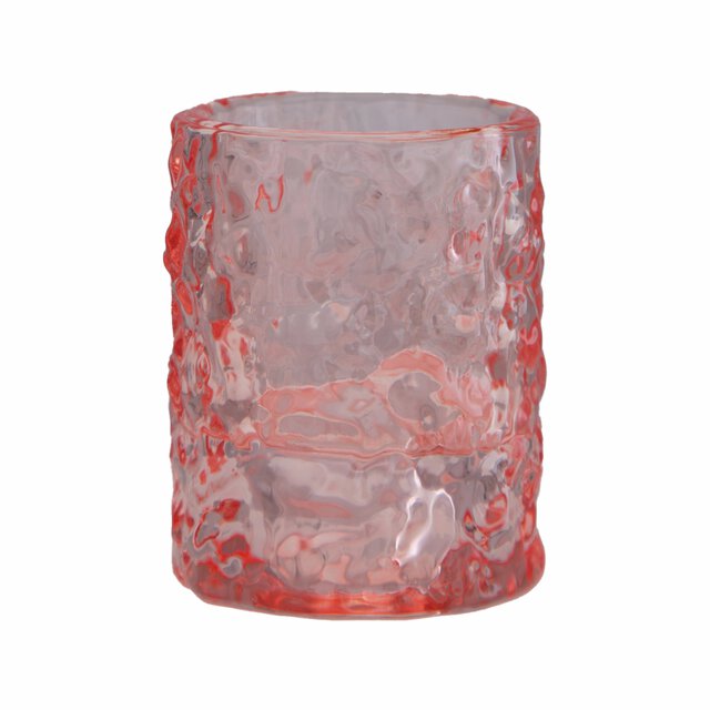 IRINI Värmeljushållare Rosa Glas