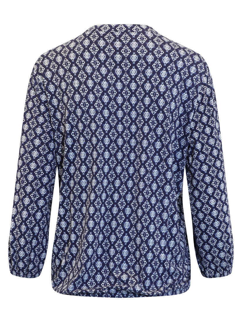 3/4 Sleeve T-Shirt  - Blue - Signature - 3