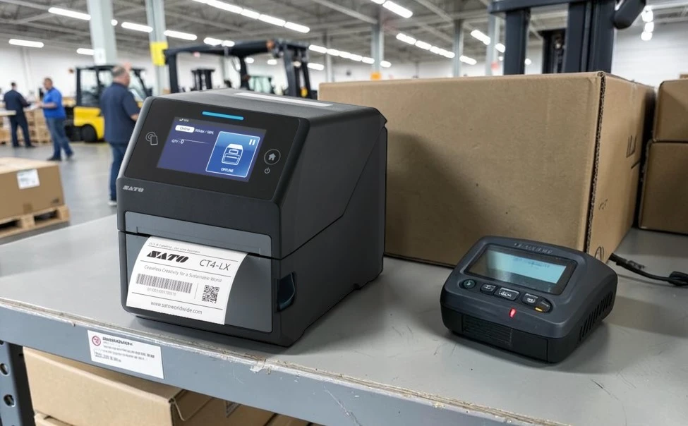 Sato CT412LX - linerless label printer - 305dpi - direct thermal