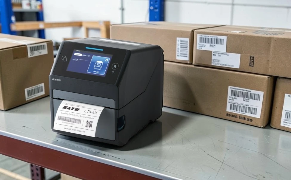 Sato CT412LX - linerless label printer - 305dpi - direct thermal - 2