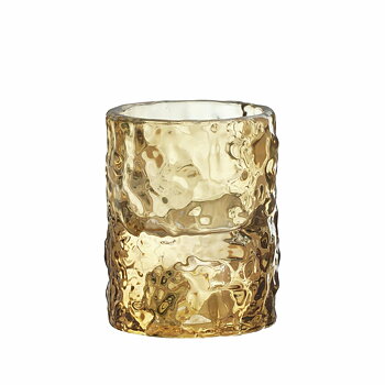  IRINI Värmeljushållare Gul Glas