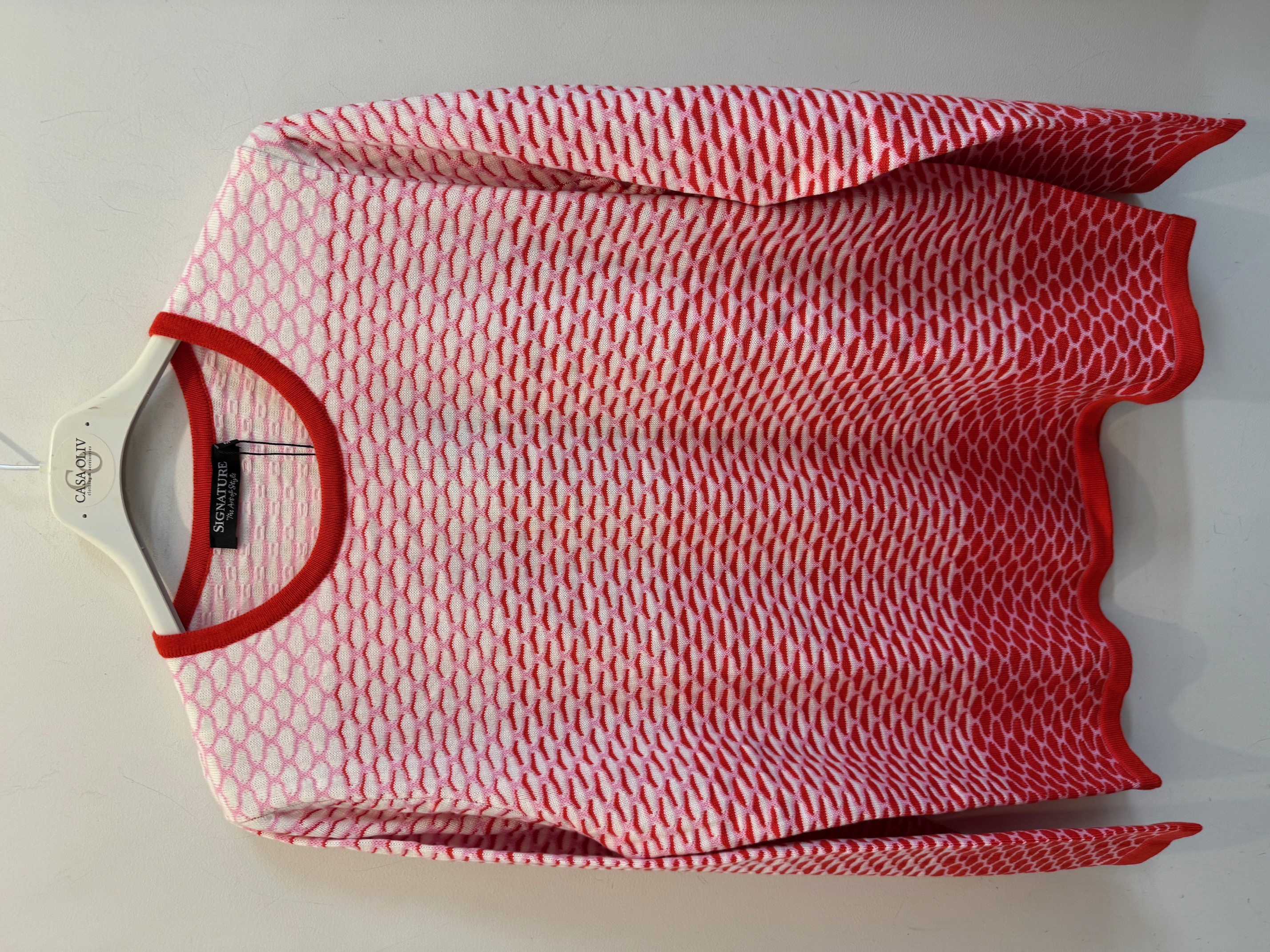 Pullover 2-Colour - Red/White - Signature