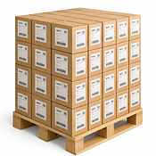 Transportetikett 102 x 192 Termo 2000 st / Kartong (54 kart. / =17 öre / etikett)