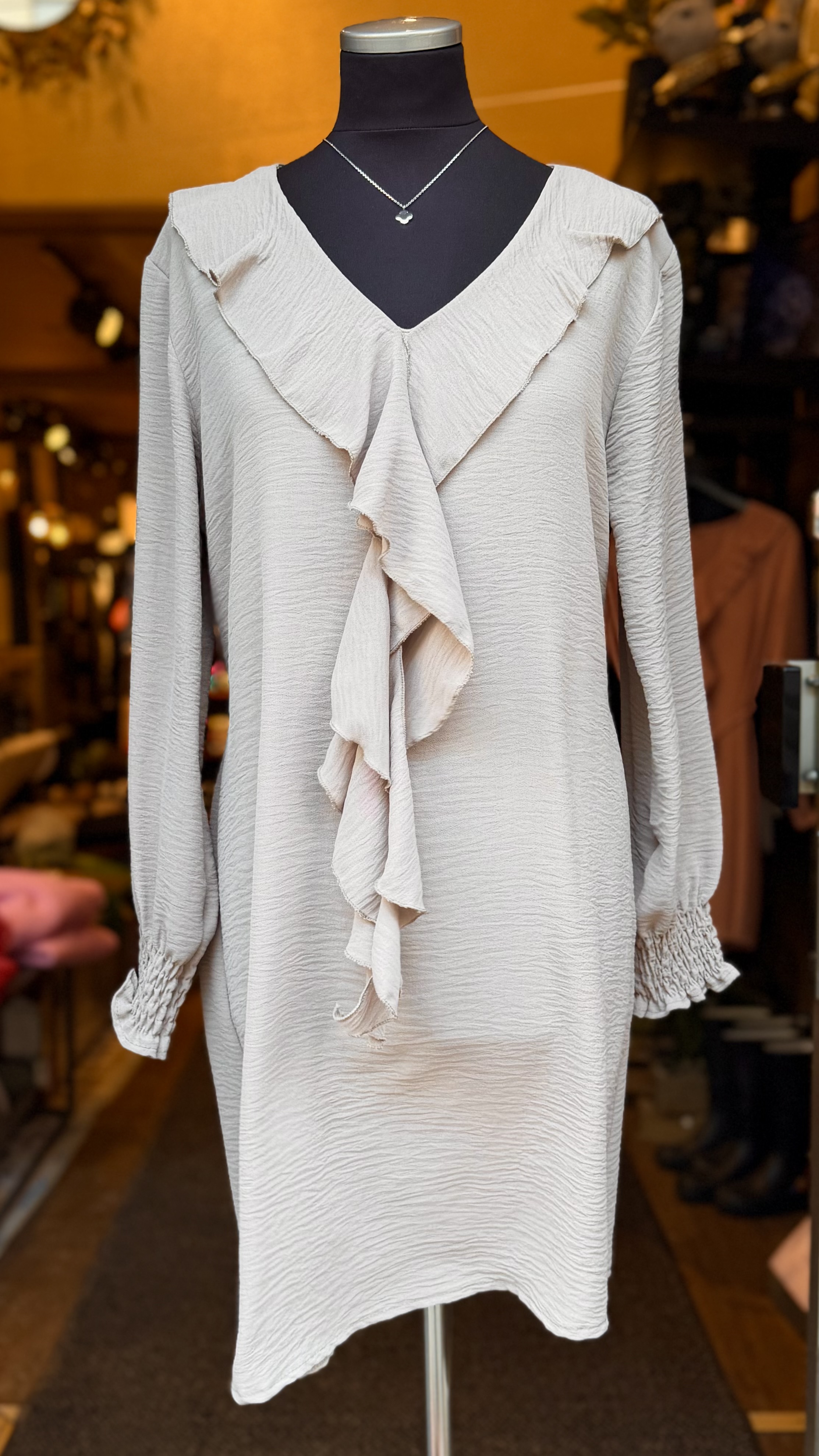 Zelena dress - taupe