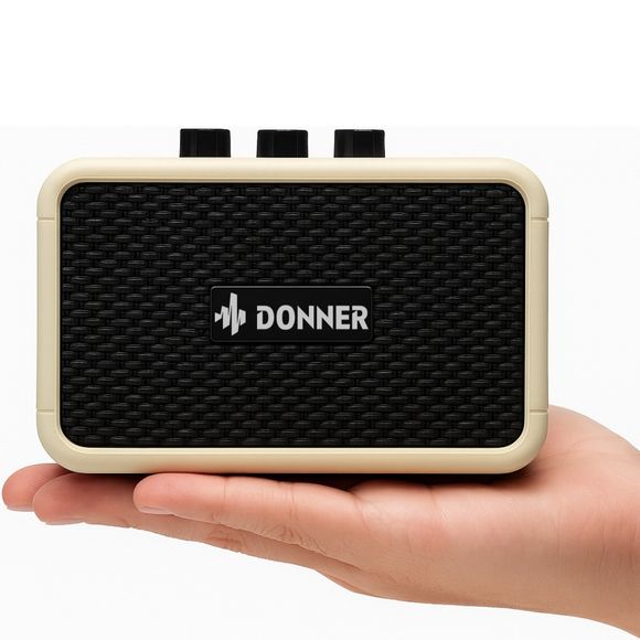 Donner DA-10B guitar amplifier vintage white - 4
