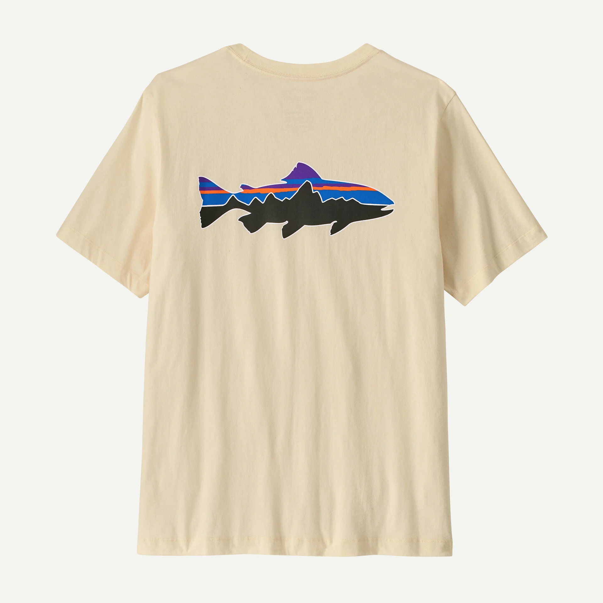 Patagonia Fitz Roy Trout T-Shirt - Undyed Natural - 2
