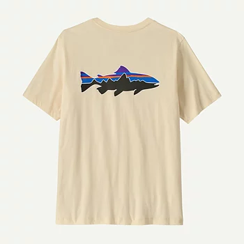Patagonia Fitz Roy Trout T-Shirt - Undyed Natural