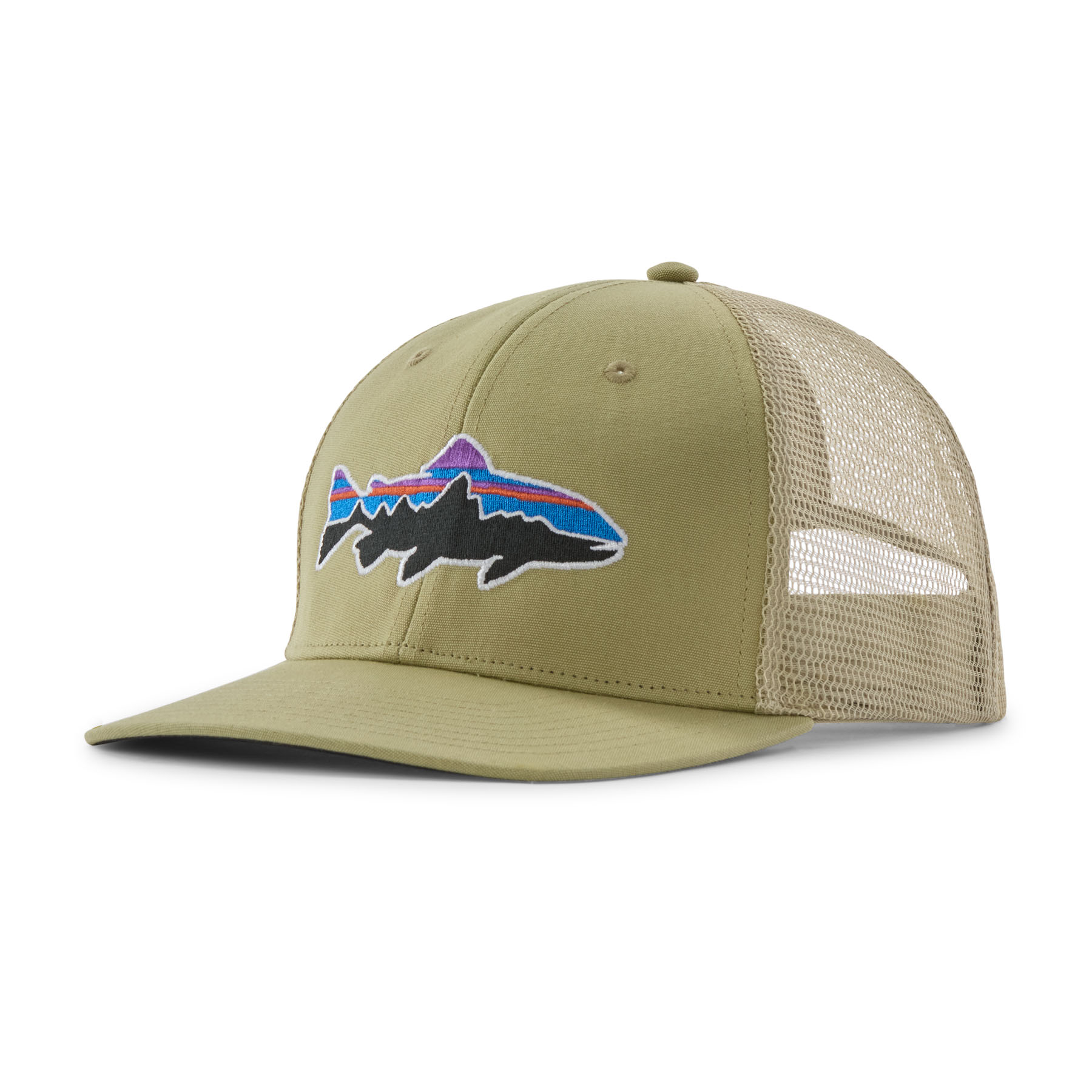 Patagonia Fitz Roy Trout Trucker Hat - Gumtree Green
