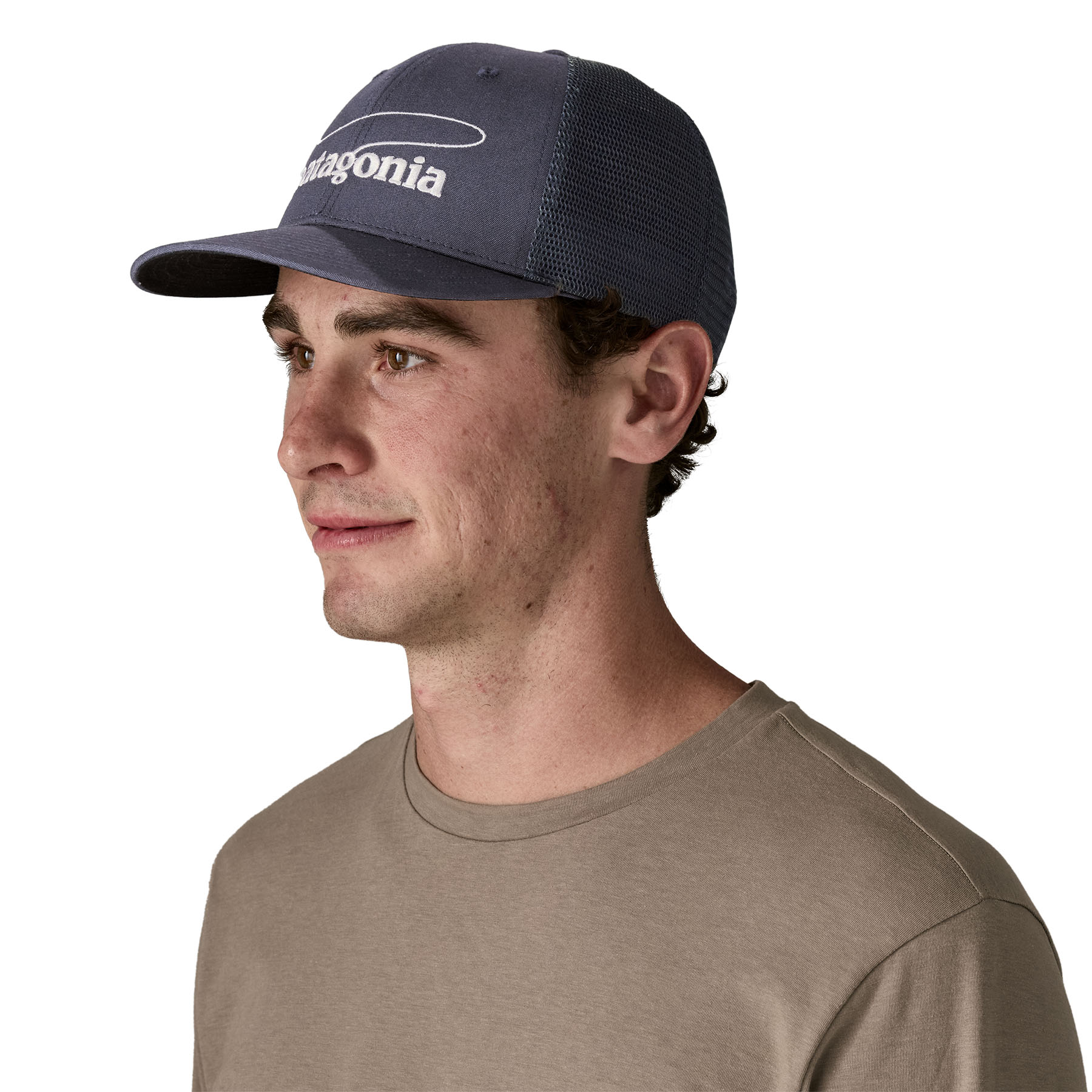 Patagonia Take a Stand Trucker Hat - Casting Logo: Smolder Blue - 2