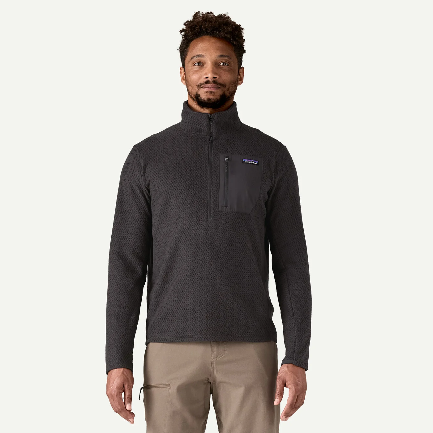 Patagonia R1 Air Zip Neck - Black - 2