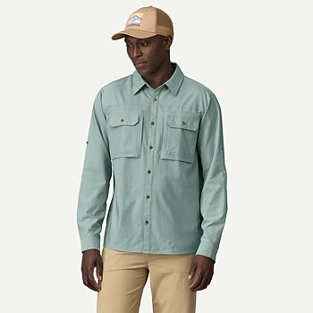 Patagonia L/S Self Guided Sun Shirt - Caper Green