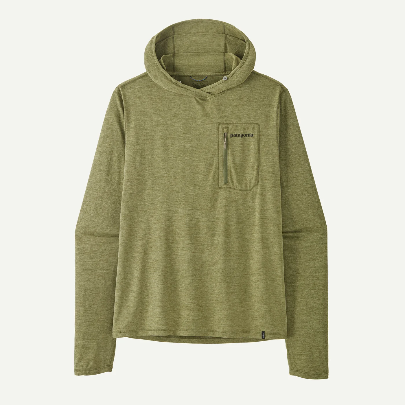 Patagonia Cap Cool Sun Hoody - Fitz Roy Trout - Caper Green - Buckhorn Green X - 2