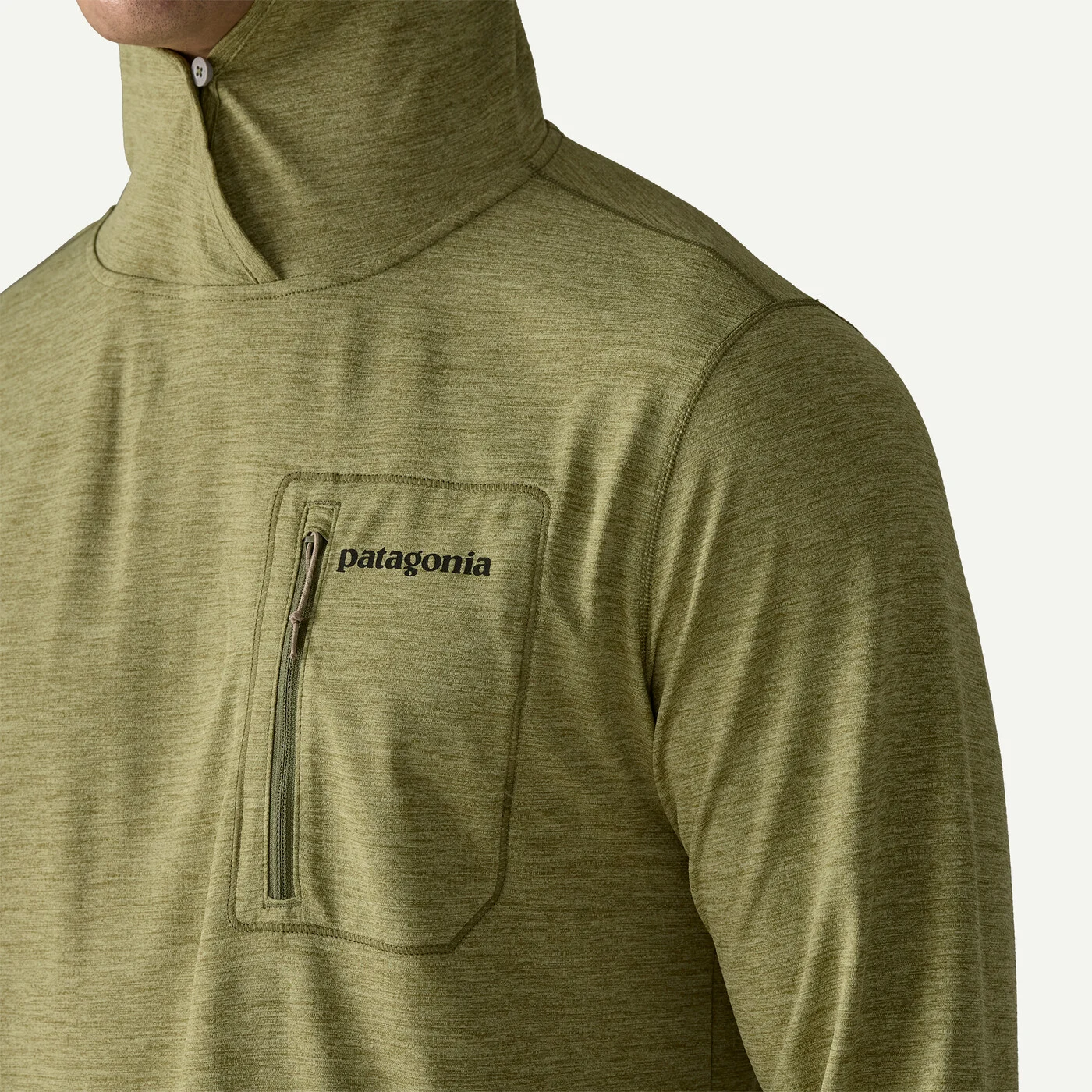 Patagonia Cap Cool Sun Hoody - Fitz Roy Trout - Caper Green - Buckhorn Green X - 8