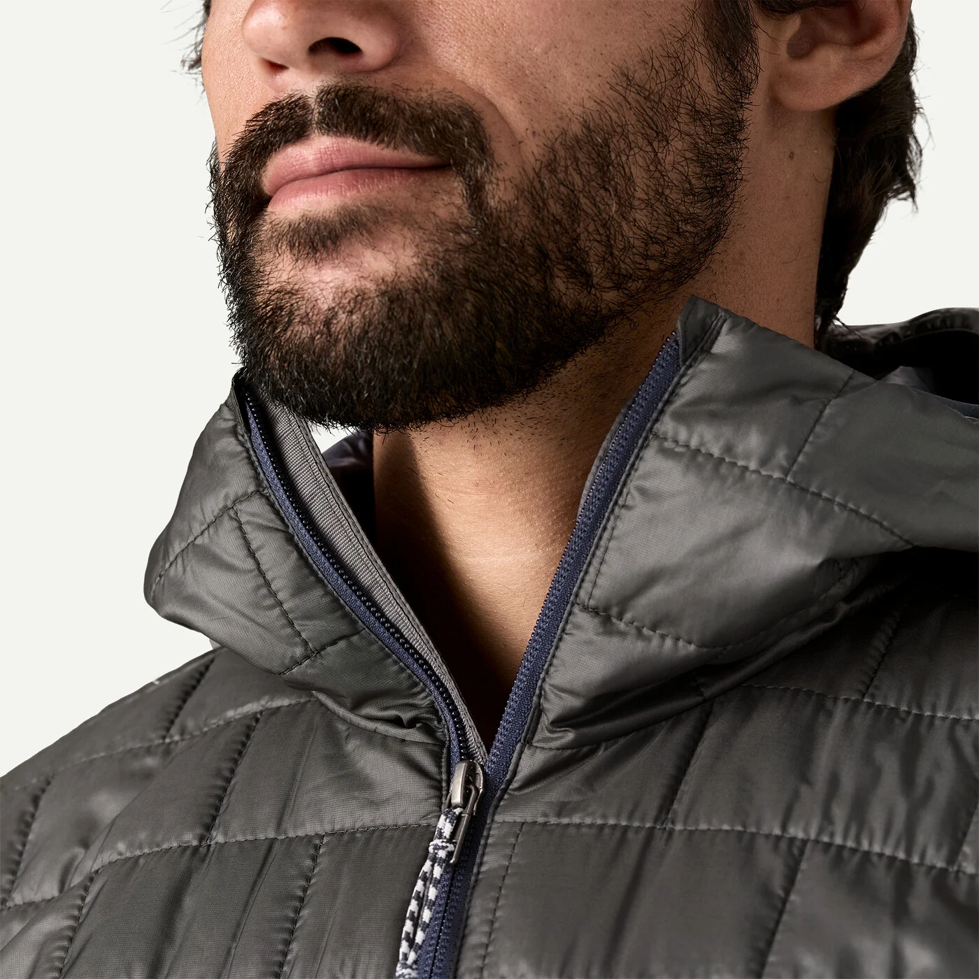 Patagonia  Nano Puff Fitz Roy Trout Hoody - Forge Grey - 6