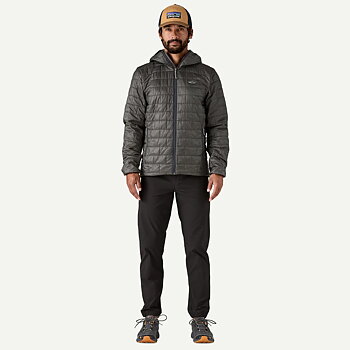 Patagonia  Nano Puff Fitz Roy Trout Hoody - Forge Grey