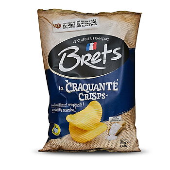 Brets Chips Brets Craquante, lättsaltade, 125 g