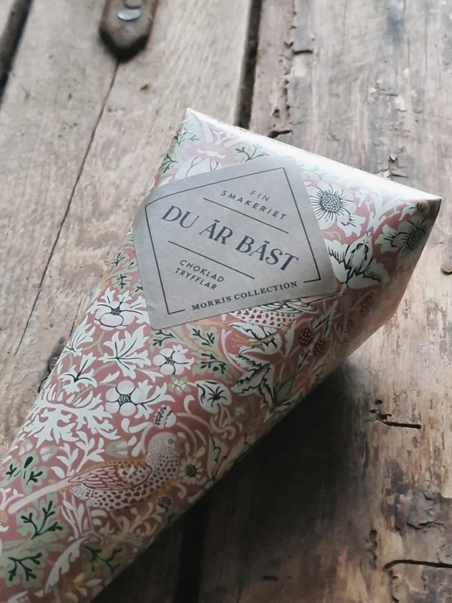 Chokladtryfflar "Du är bäst" strut - Finsmakeriet