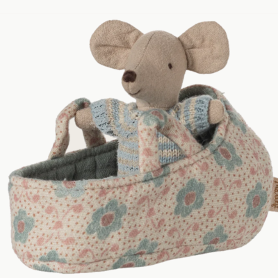 MAILEG BABY MOUSE IN BABYLIFT - 2