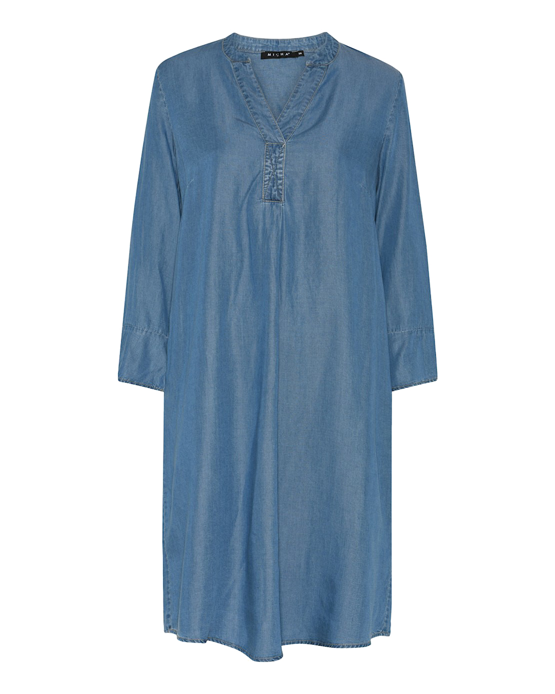 Jeansklänning i lyocell denimblå - 2