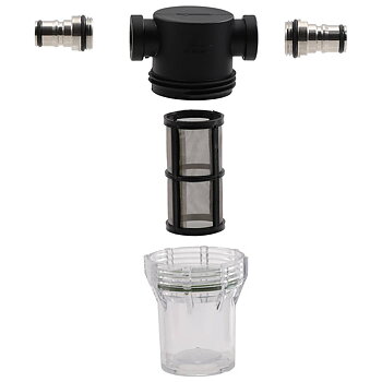 Inline-filter med ball-lock