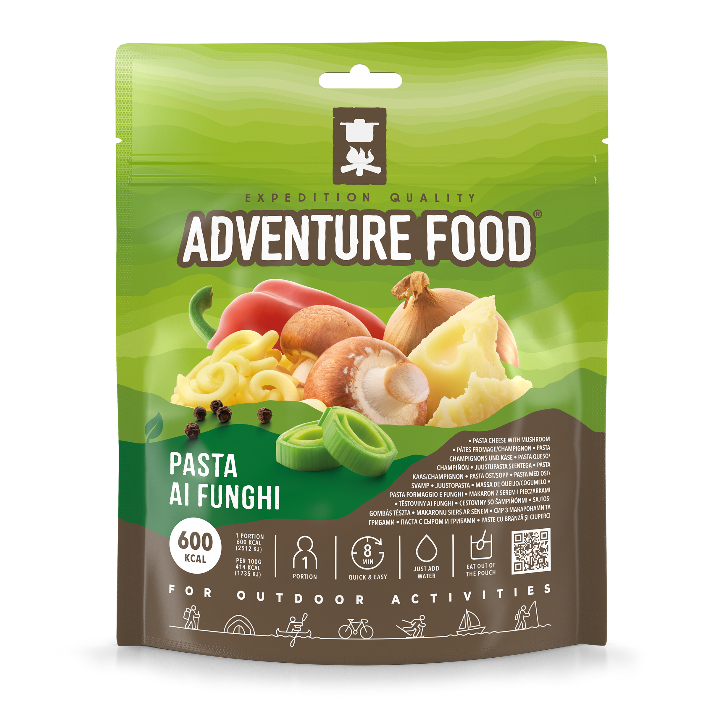 Pasta Ai Funghi 600Kcal