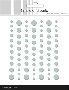 Simple and Basic Matte Enamel Dots -Eucalyptus