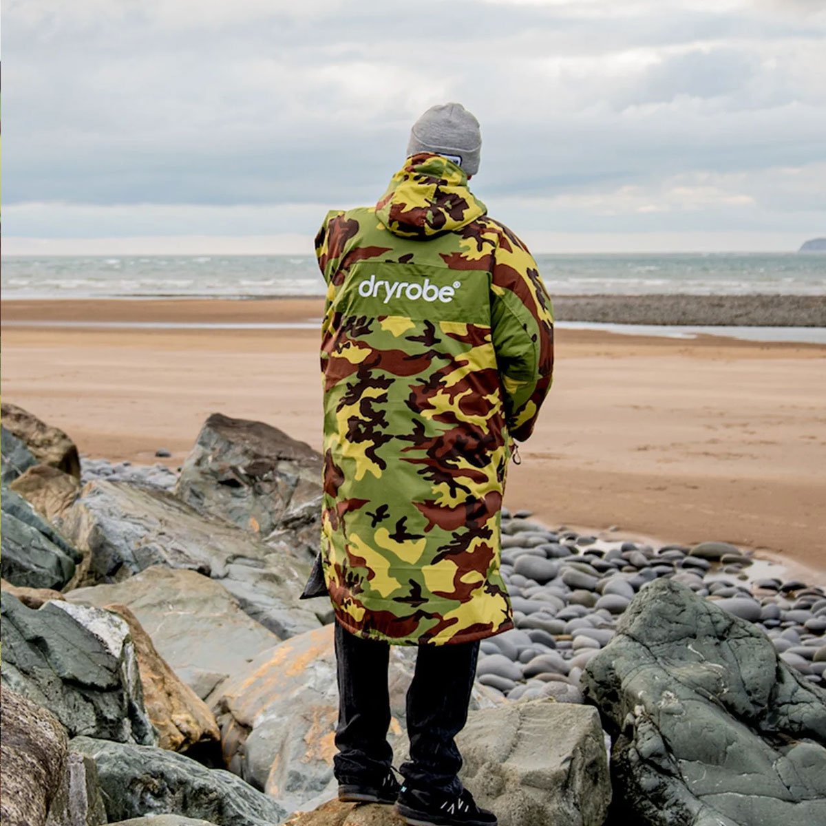 Dryrobe poncho Advance camo grey green - 5