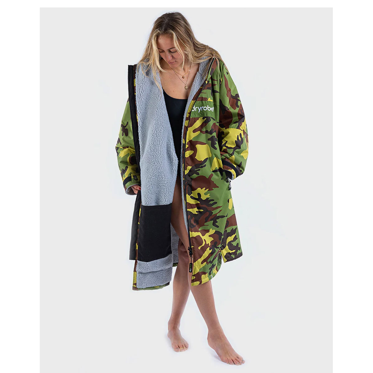 Dryrobe poncho Advance camo grey green