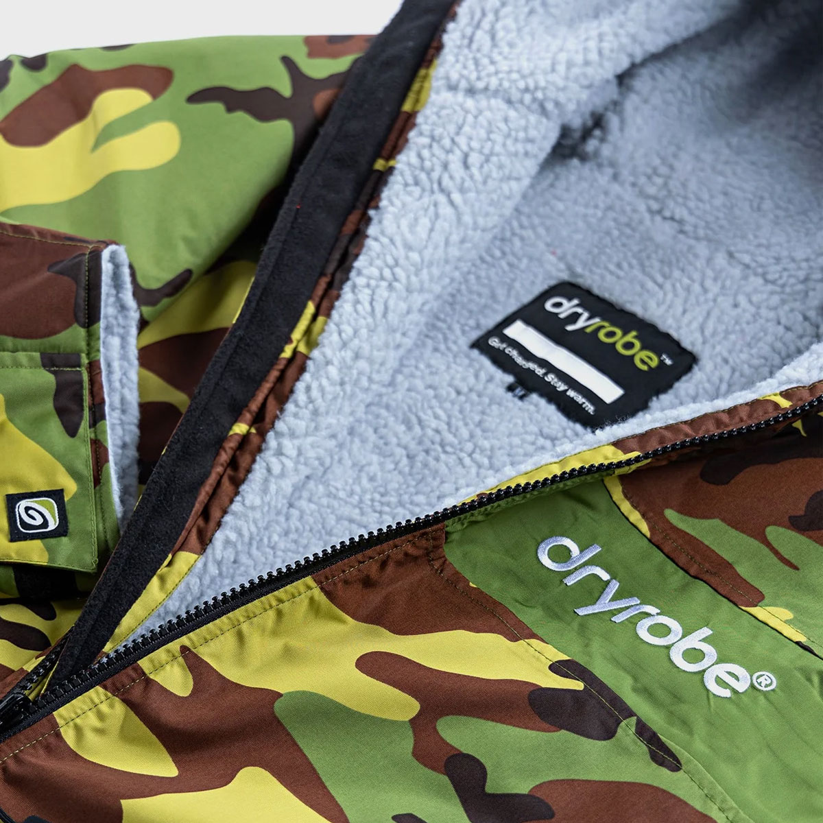 Dryrobe poncho Advance camo grey green - 2