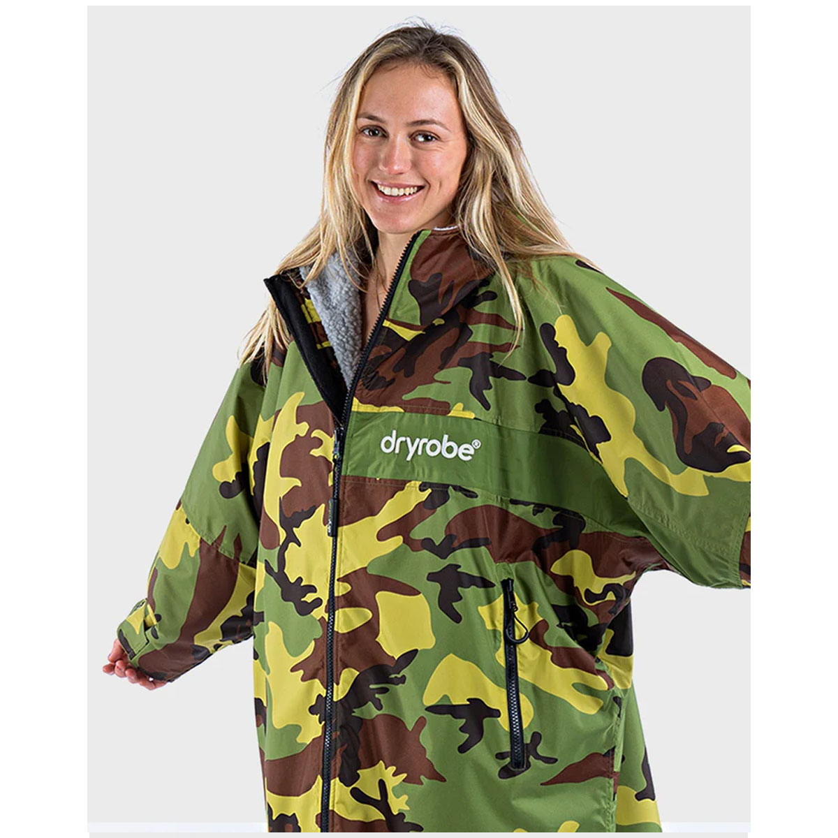 Dryrobe poncho Advance camo grey green - 3