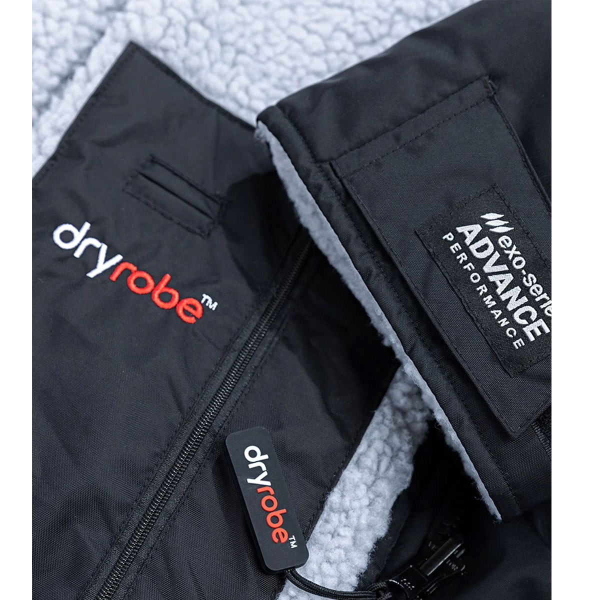 Dryrobe poncho Advance Black grey - 4