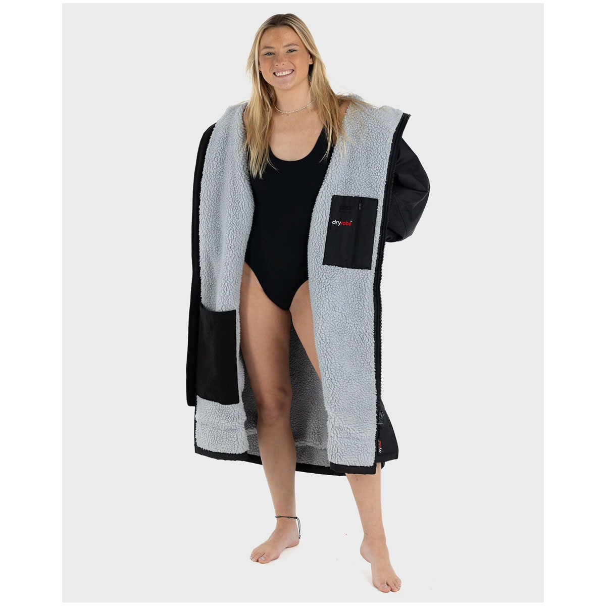 Dryrobe poncho Advance Black grey - 3