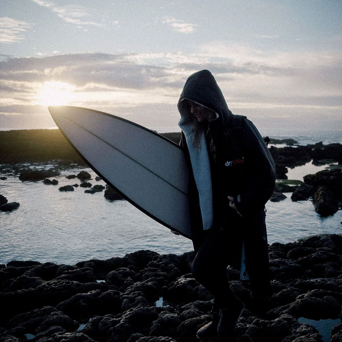 Dryrobe poncho Advance Black grey - 5