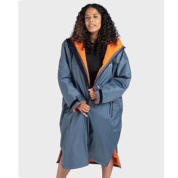 Dryrobe poncho Advance dark grey / orange