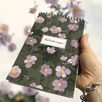 Anteckningsblock spiralbundet "Dear Anne” A5