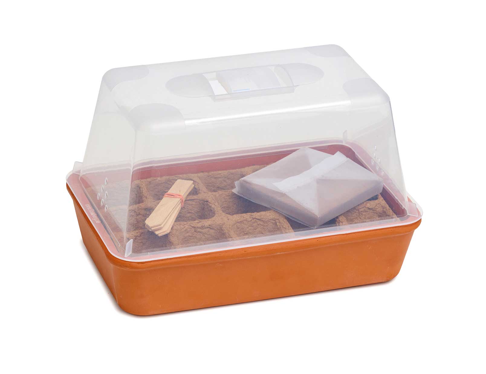 Minidrivhus PU:RE - Terrakotta Set S - Romberg