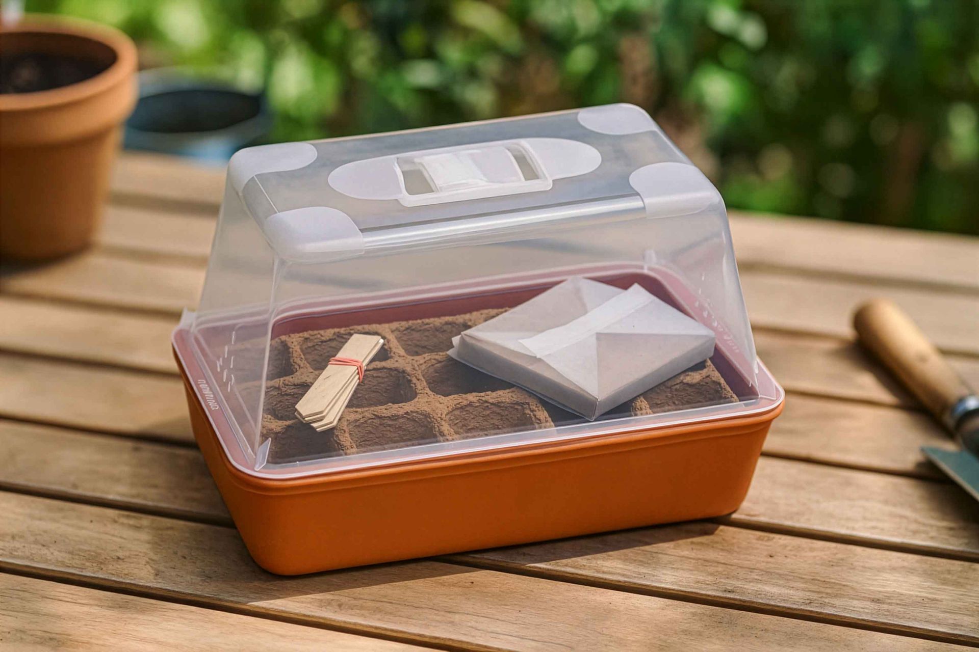 Minidrivhus PU:RE - Terrakotta Set S - Romberg - 5